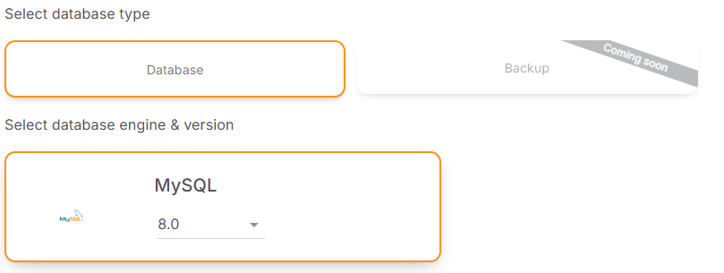 Database type